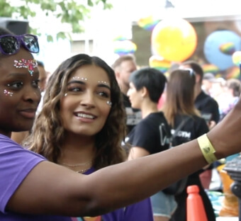 cinch employees enjoying the Pride celebrations in Manchester